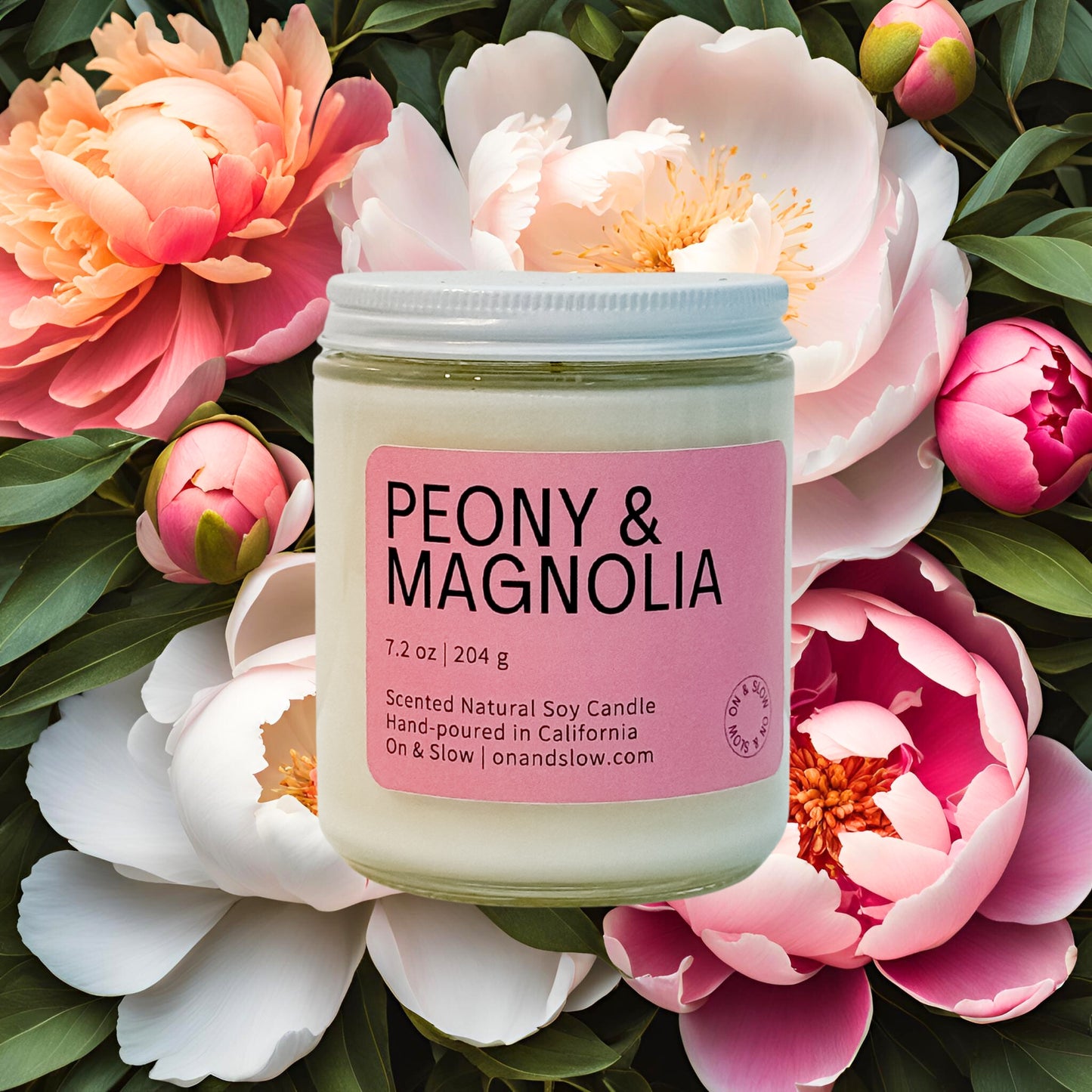 Peony & Magnolia - Soy Candle