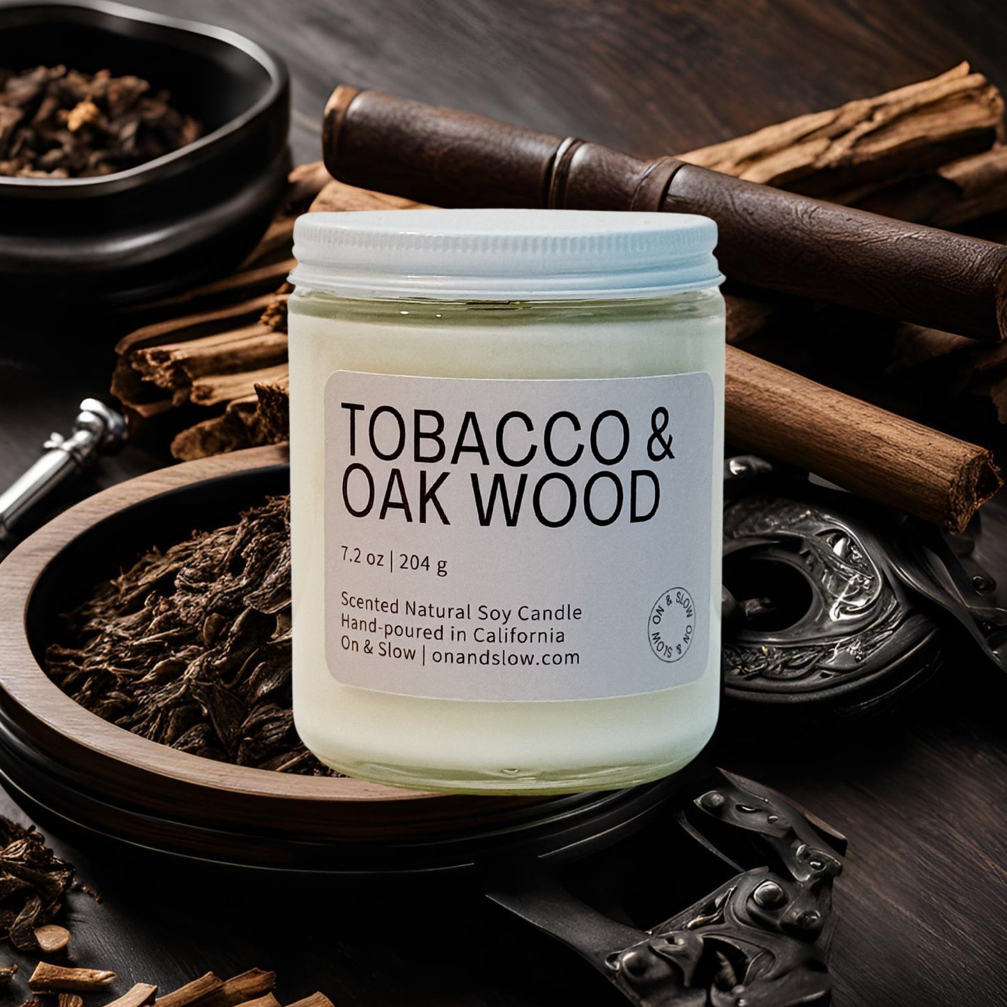 Tobacco & Oakwood - Soy Candle