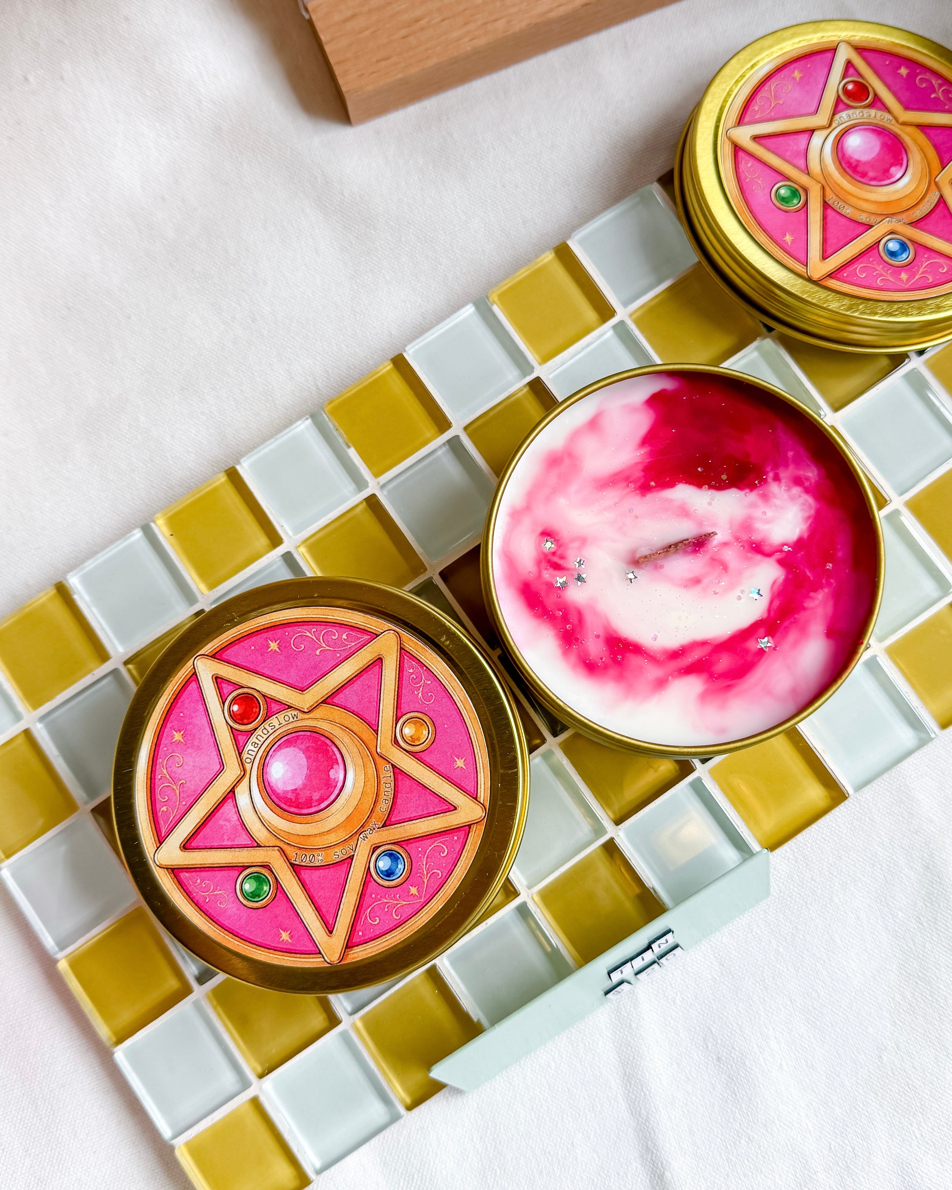 Moon Prism Inspired Soy Candle