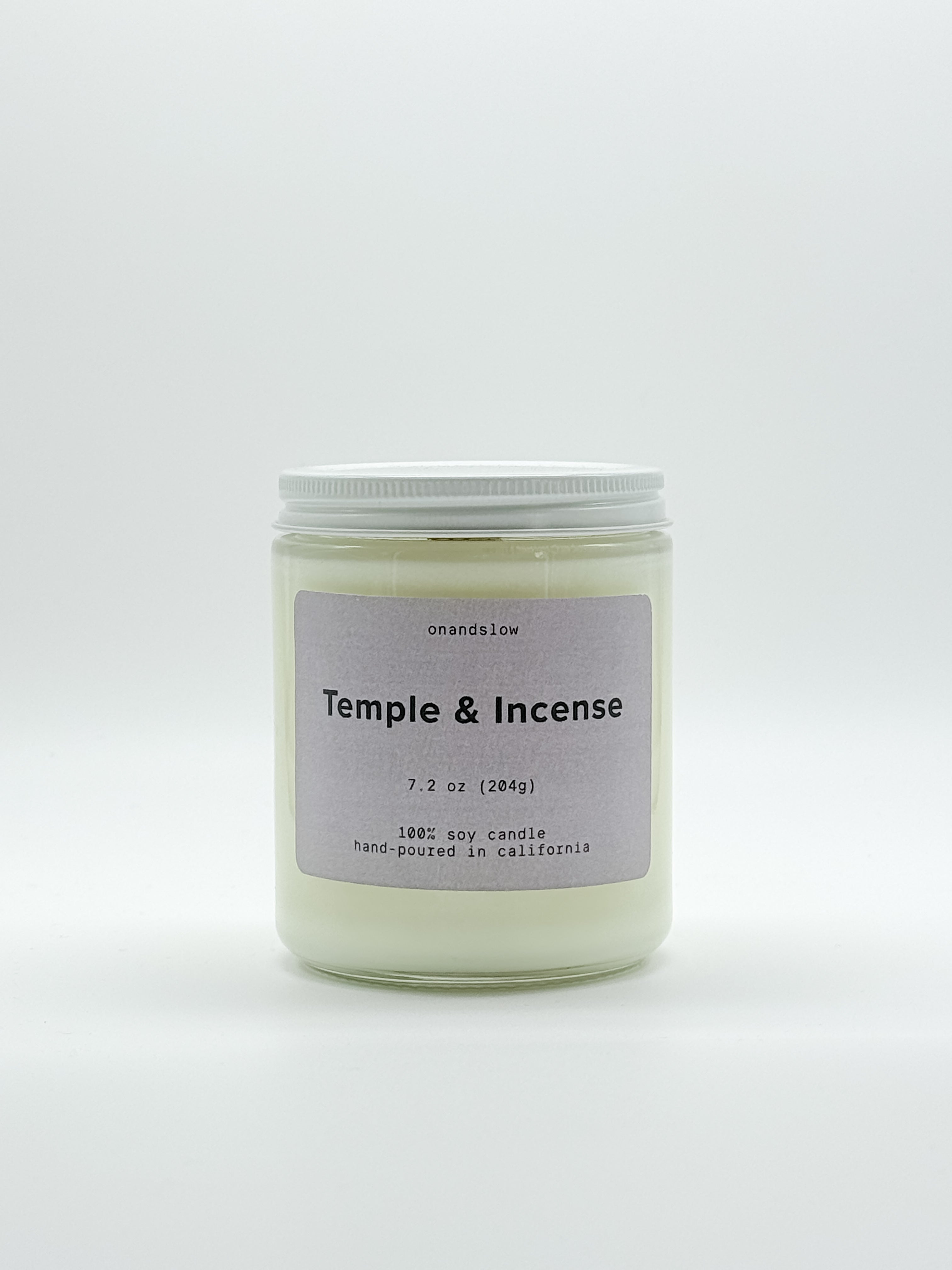 Temple & Incense - Soy Candle