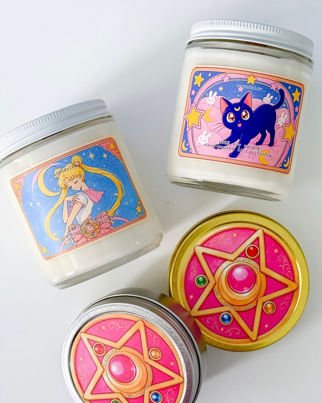 Moon Prism Inspired Soy Candle