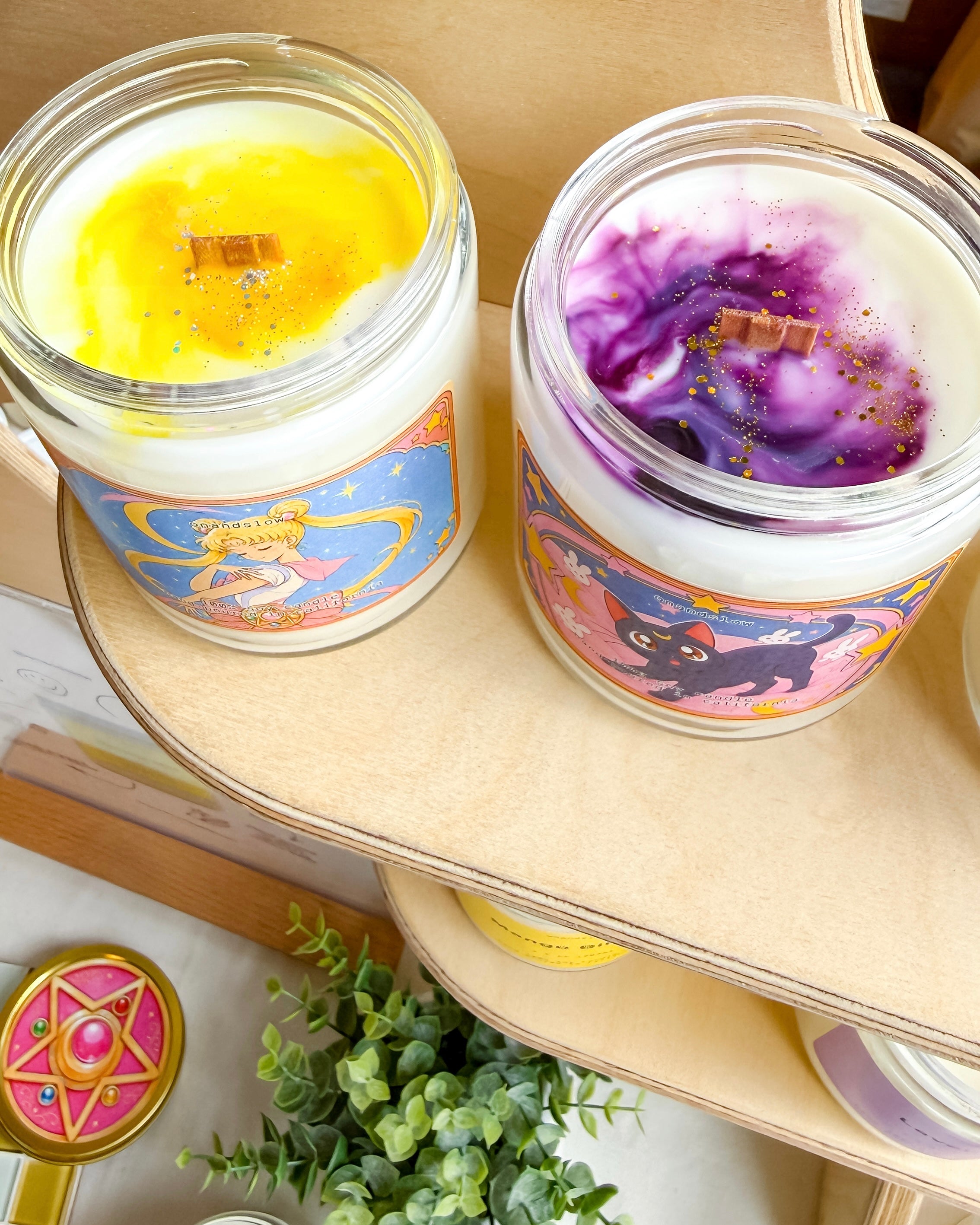 Moon Prism Inspired Soy Candle