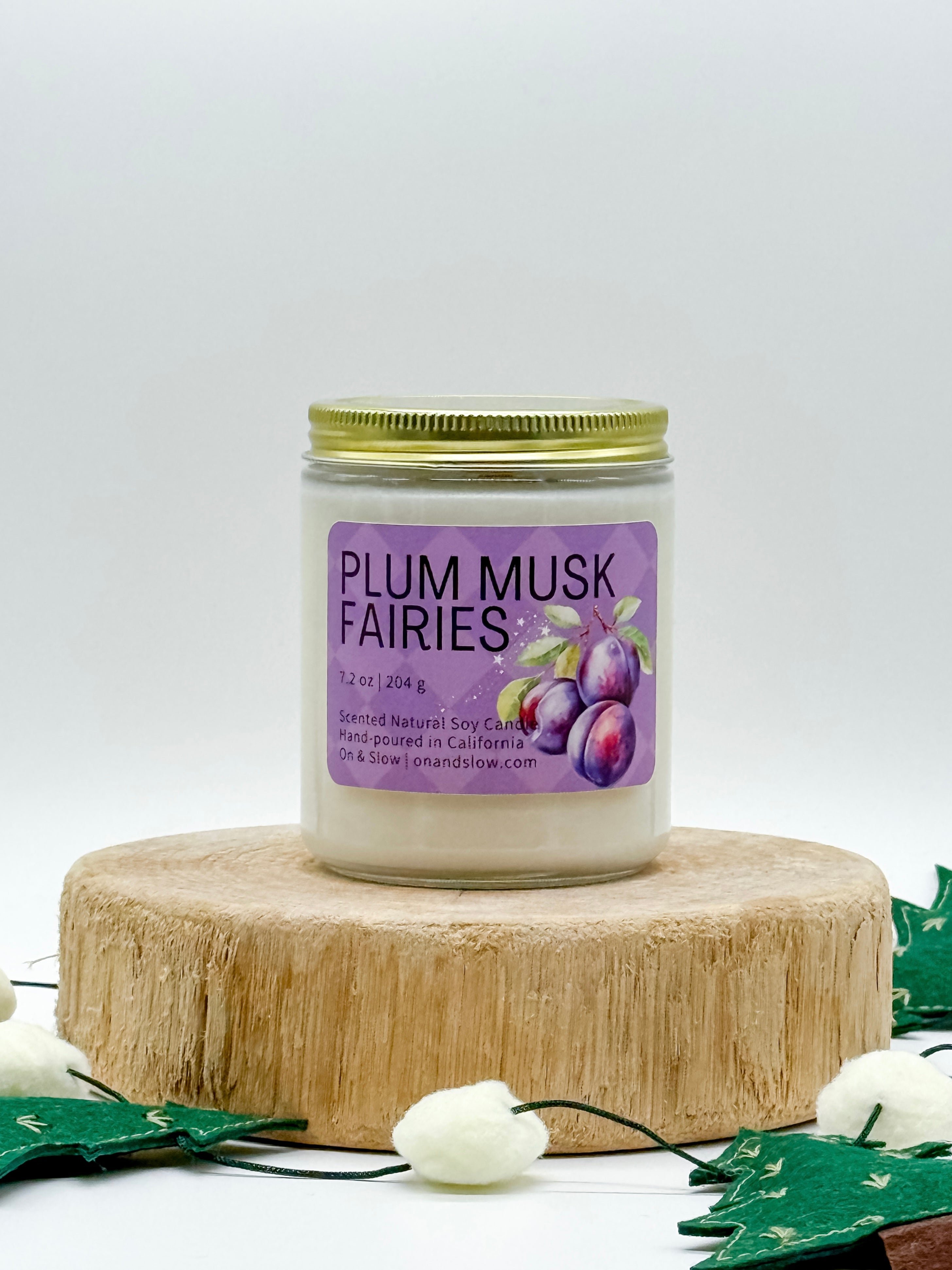 Plum Musk - Soy Candle