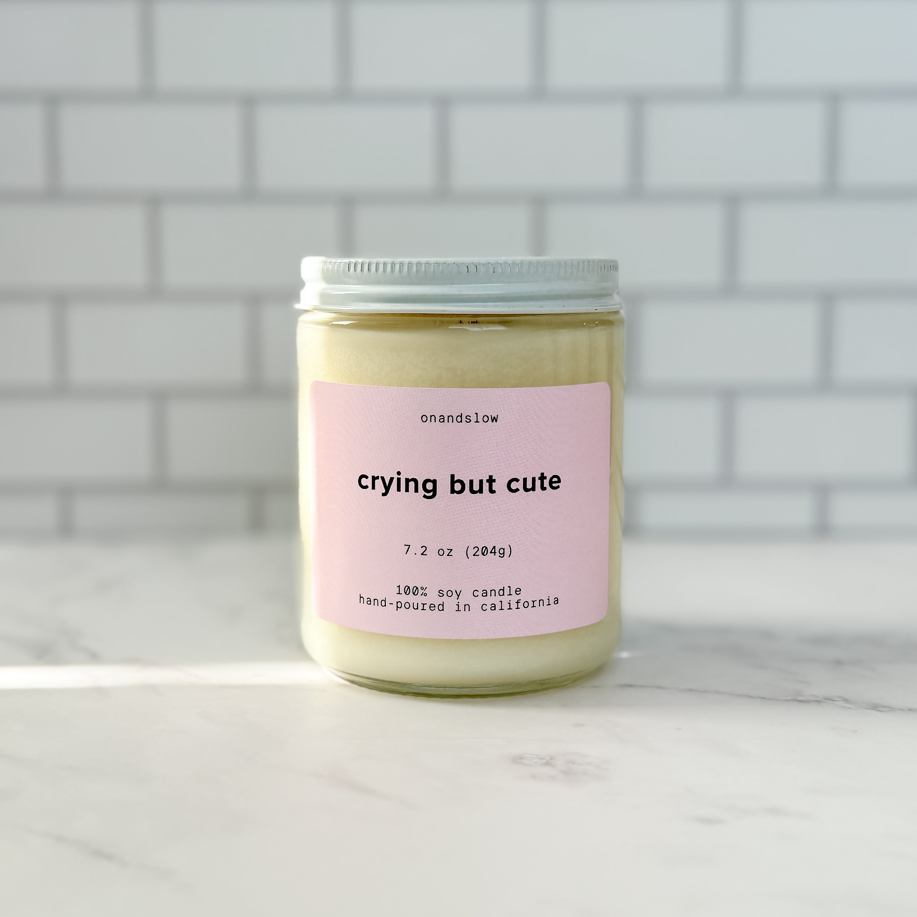 Crying But Cute - Soy Candle