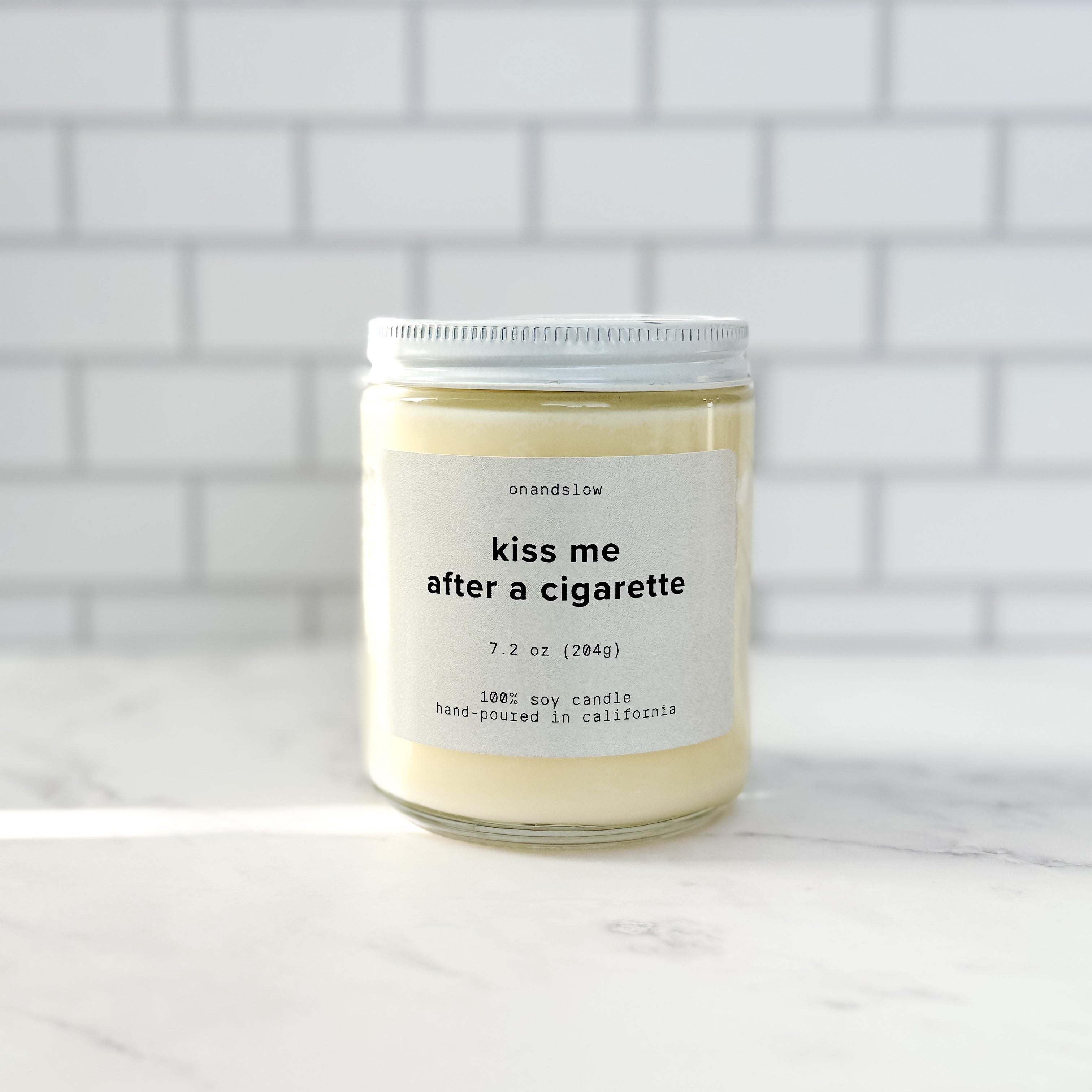 Kiss Me After a Cigarette - Soy Candle