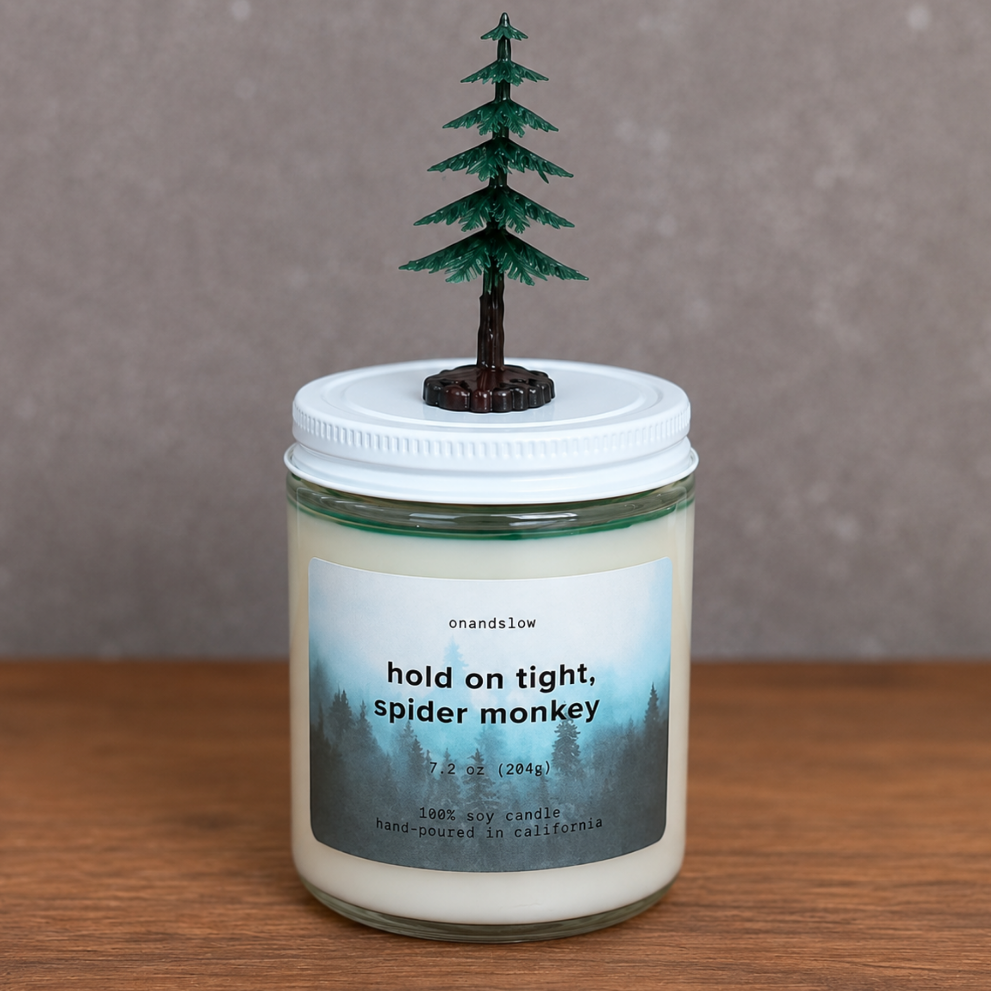 Hold On Tight, Spider Monkey - Twilight Inspired Soy Candle