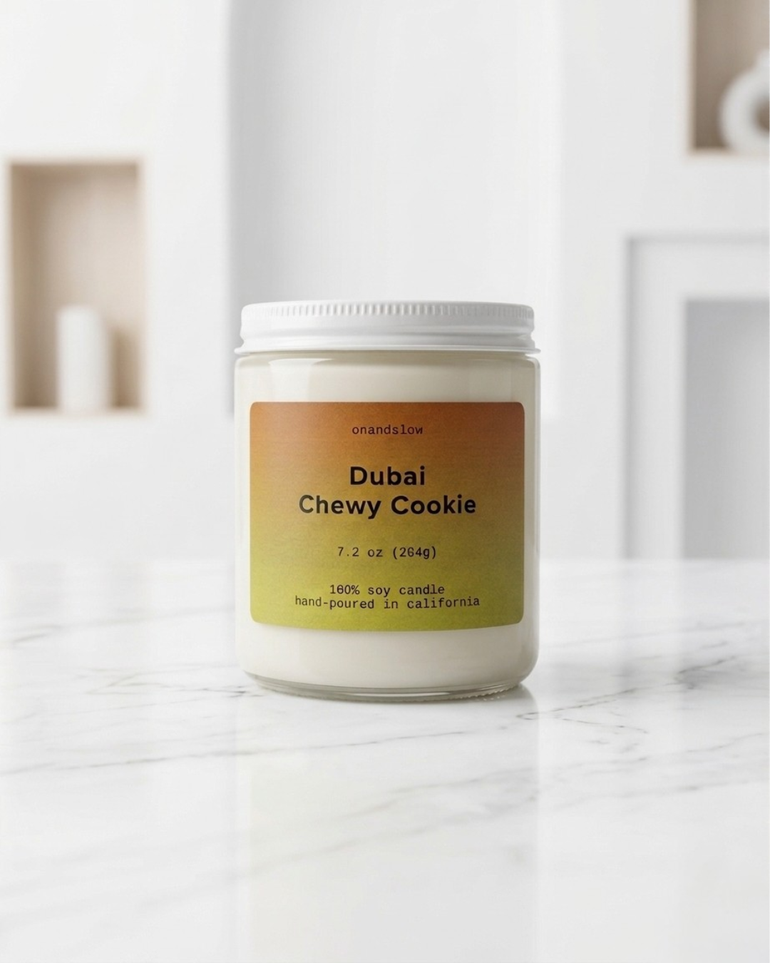 Dubai Chocolate Chewy Cookie - Soy Candle