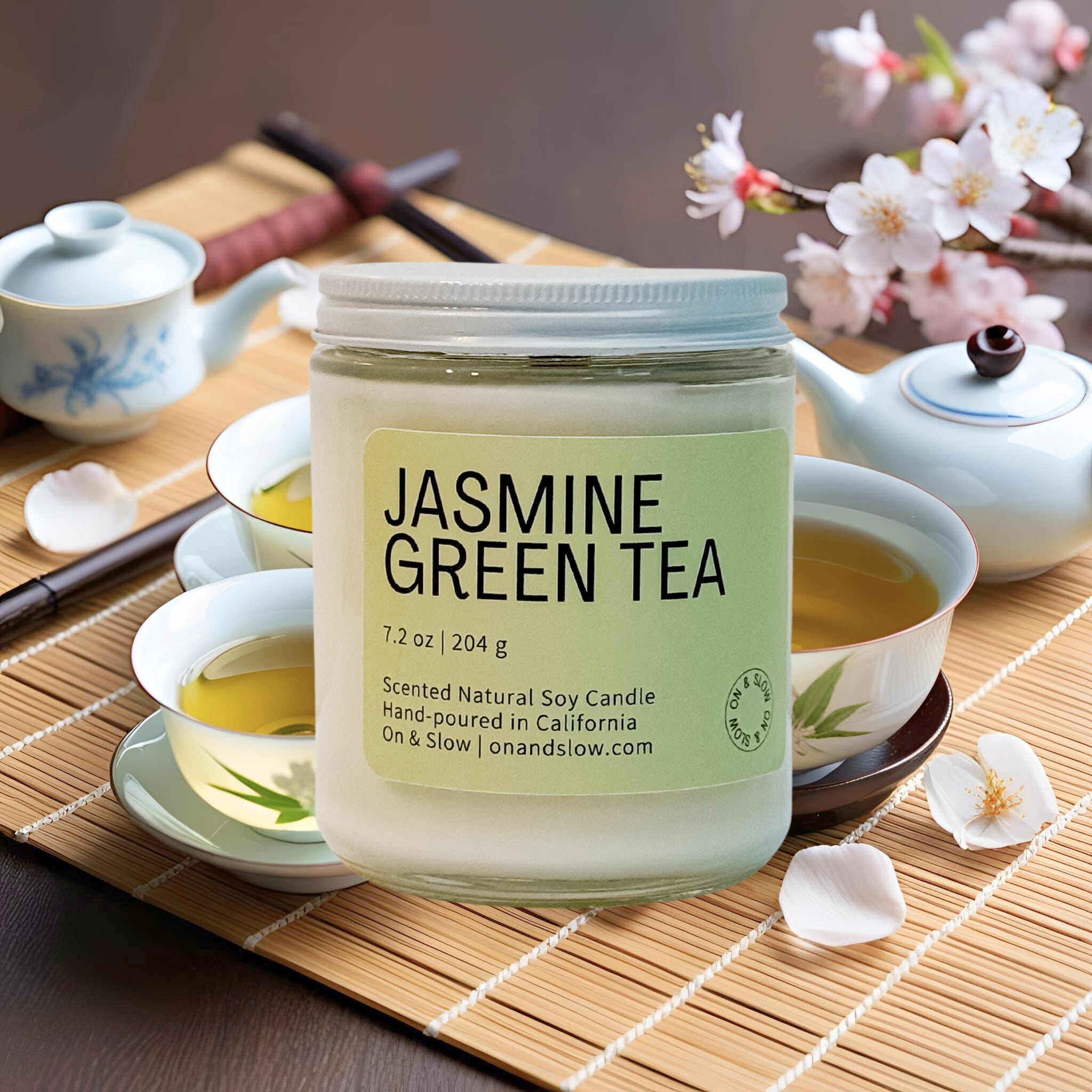 Jasmine Green Tea - Soy Candle