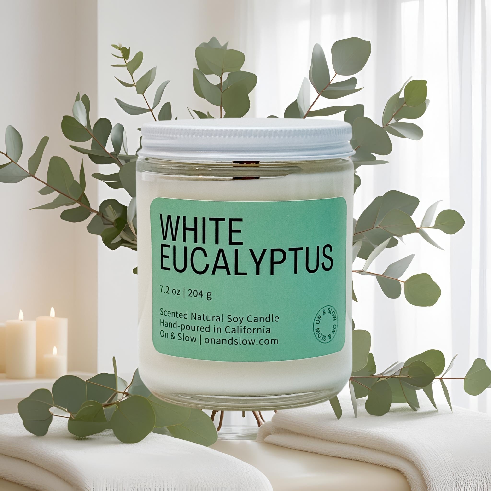 White Eucalyptus - Soy Candle
