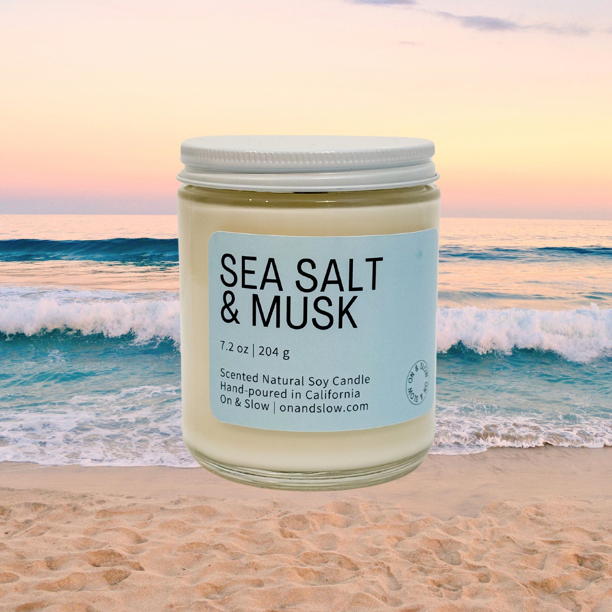 Sea Salt & Musk - Soy Candle