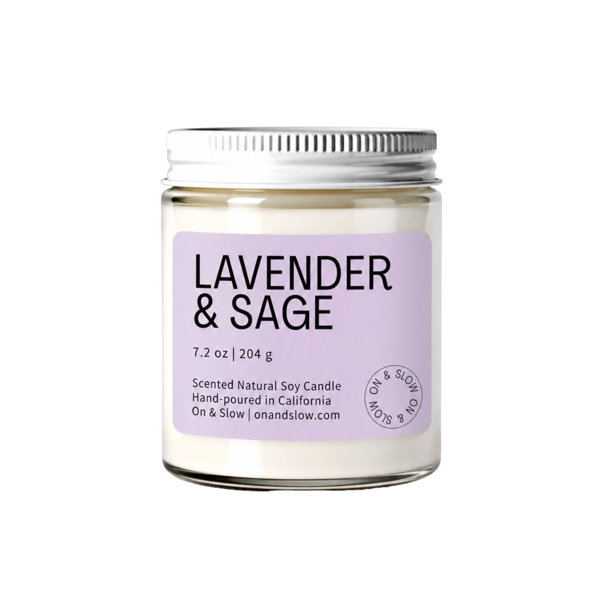 Lavender & Sage - Soy Candle