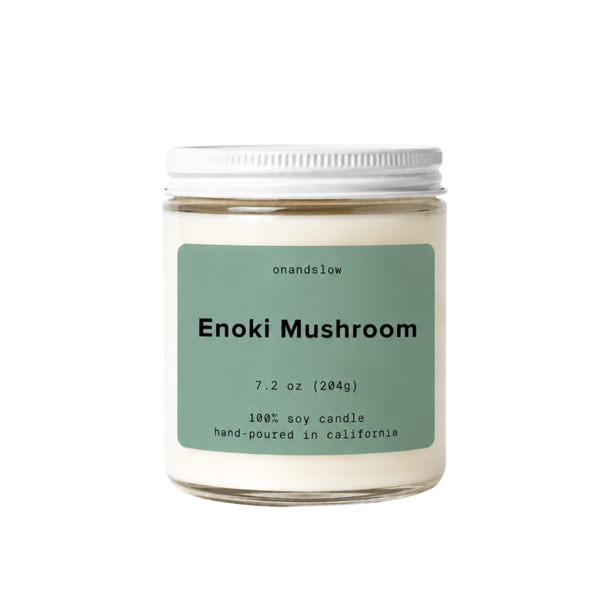 Enoki Mushroom - Soy Candle