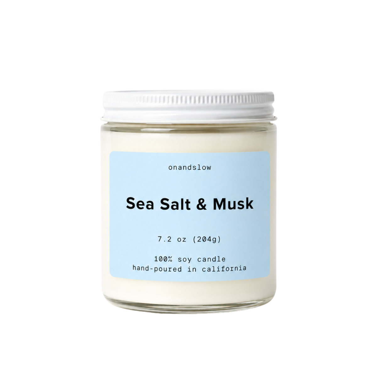 Sea Salt & Musk - Soy Candle