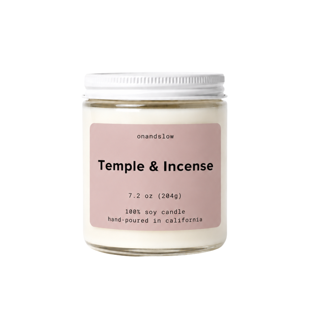 Temple & Incense - Soy Candle